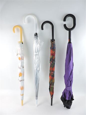 4 Assorted Long Umbrellas For You (271088L)