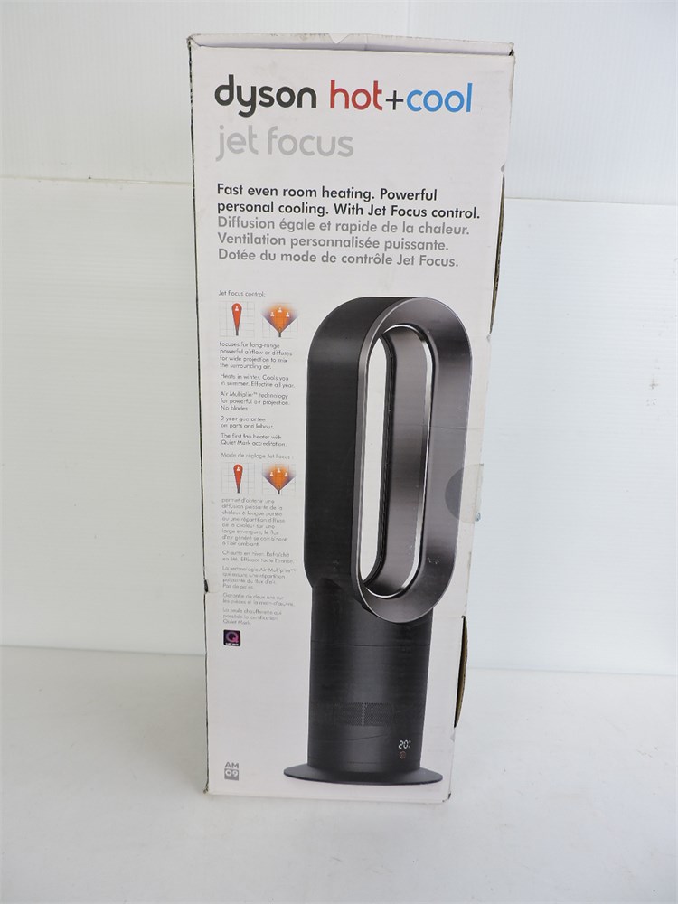 Police Auctions Canada - (New) Dyson AM09 Hot + Cool Jet Focus Fan