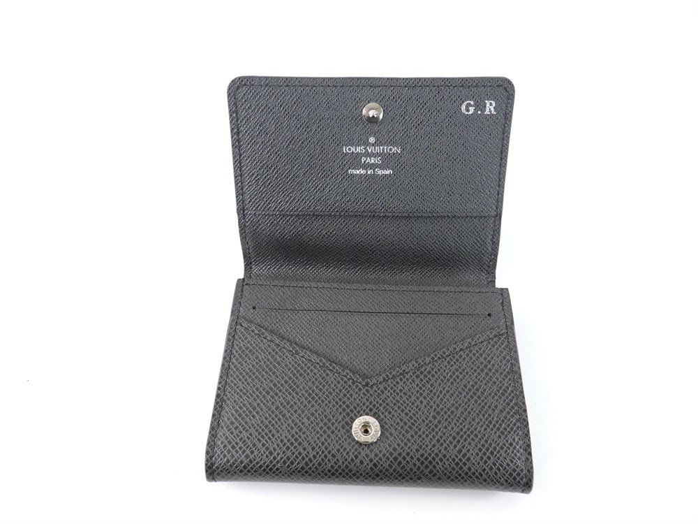 Sold at Auction: AUTHENTIC LOUIS VUITTON DAMIER GRAPHITE MARCO SMALL WALLET