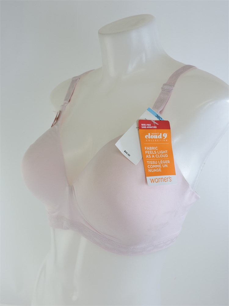 Police Auctions Canada - Warner's Cloud 9 Collection Wire Free Bra - Size  38C (242286L)