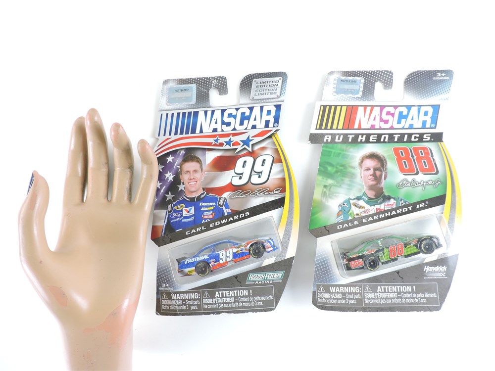 Police Auctions Canada Lot of 2 SpinMaster Collectible NASCAR