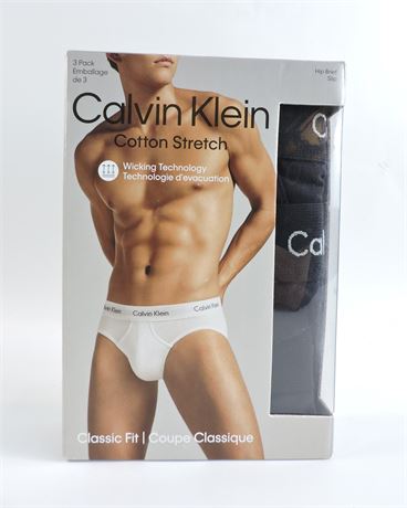 Calvin Klein Cotton Stretch Hip Briefs 3 Pack