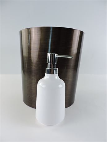 Umbra Mezzo Waste Bin & Soap Dispenser  (258406H)