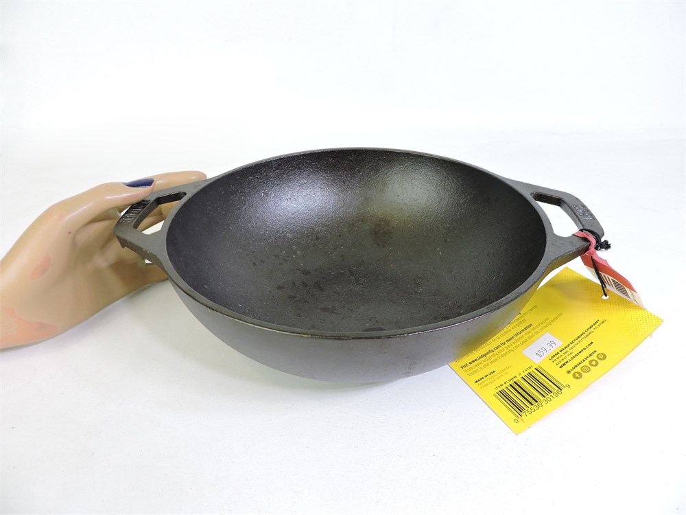 Cast Iron Lodge Wok 9MW Mini Wok