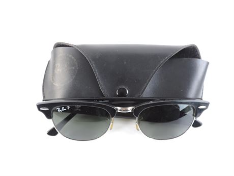 Police Auctions Canada - Men's Ray Ban RB2156 Polarized Sunglasses With Case  (513854L)