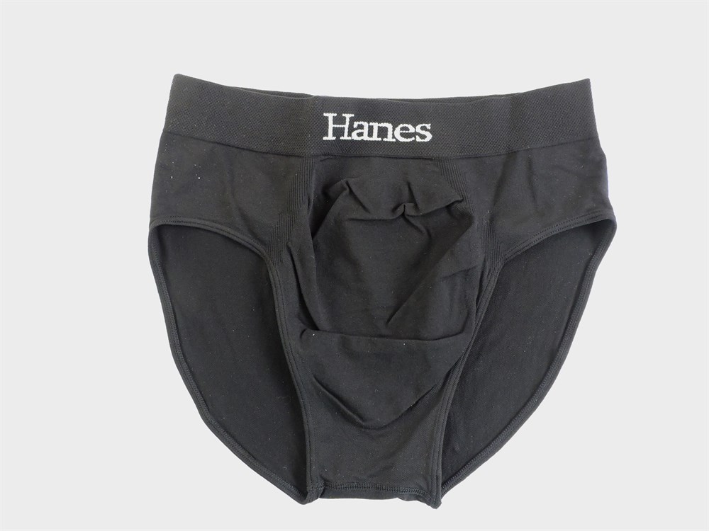 Black Boxer Brief Underwear, Hanes