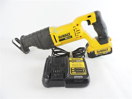 DeWalt DCS381 Cordless Reciprocating Saw with Battery and Charger (253258A)