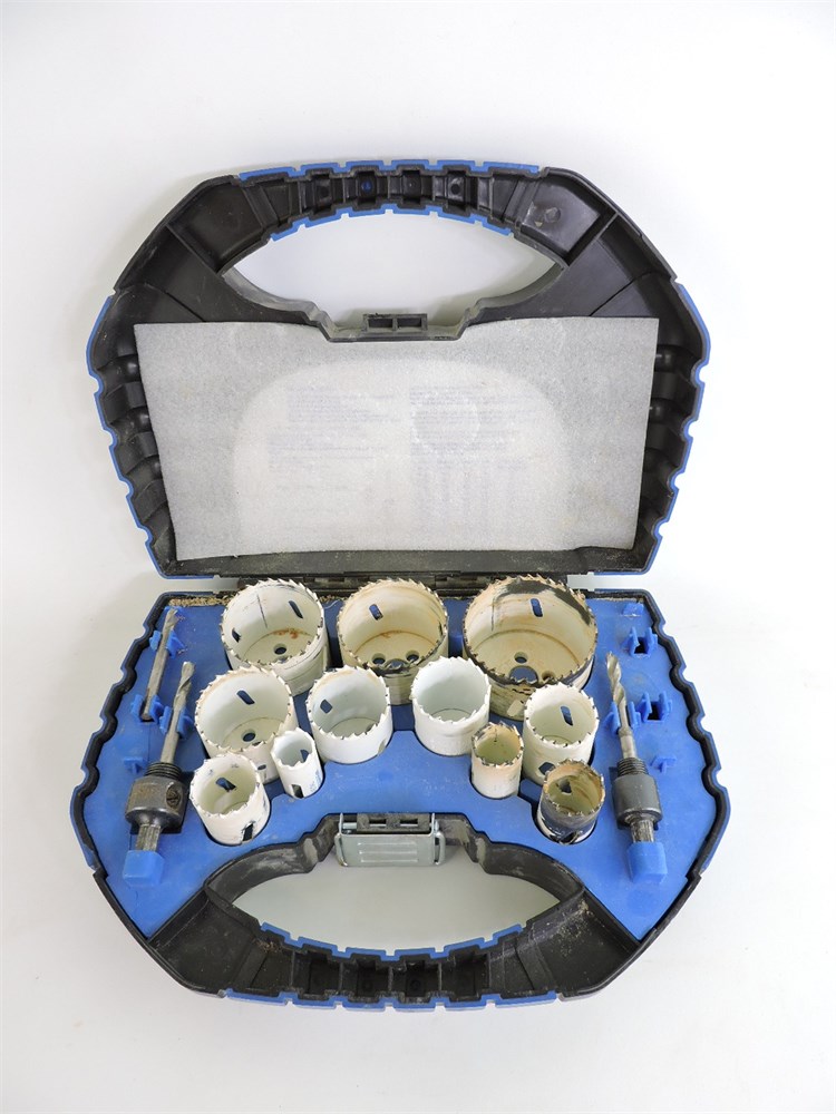 Police Auctions Canada Mastercraft 14 Piece Hole Saw Set with