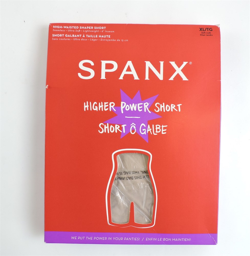 Police Auctions Canada - Women's Spanx Higher Power High-Waisted Shaper  Short - Size XL (519232L)