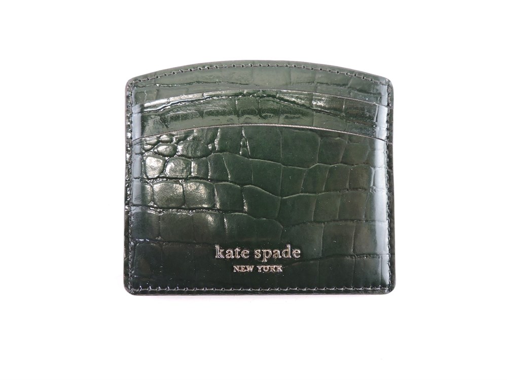 Police Auctions Canada - Kate Spade Alligator Look Card Wallet (251228L)