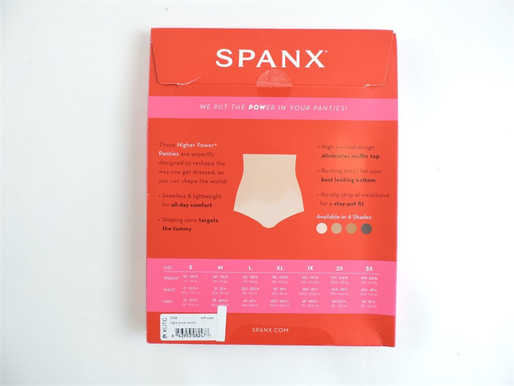 Police Auctions Canada - Women's Spanx Higher Power High-Waisted Shaper  Panty - Size XL (519231L)