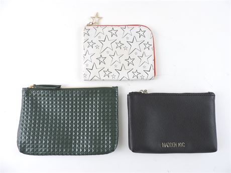 (3) Assorted Cosmetic/Toiletry Zip Cases (514435L)