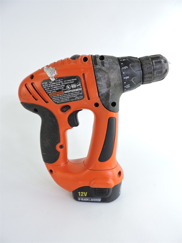 Black and Decker MT1203K-2 Multi Tool Drill/Driver, Jog Saw, Sander/Polisher