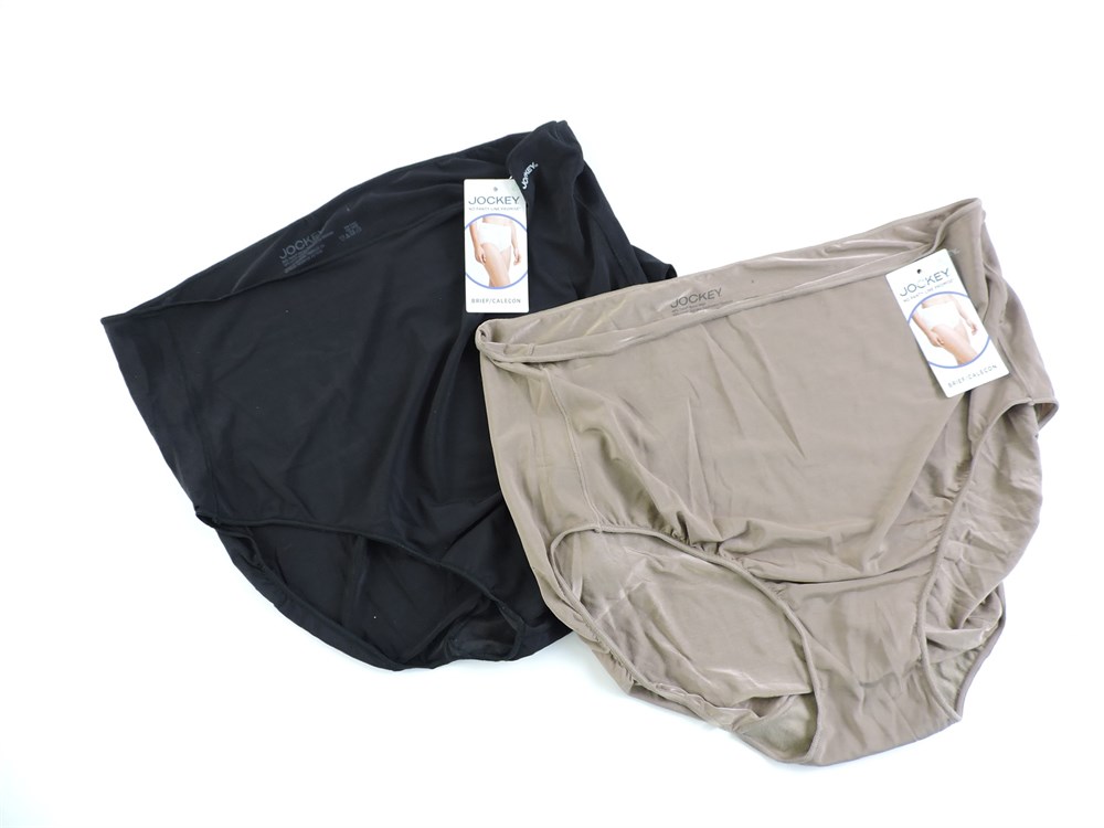Police Auctions Canada - (2) Women's Jockey No Panty Line Promise High  Waist Briefs - Size XL (520137L)