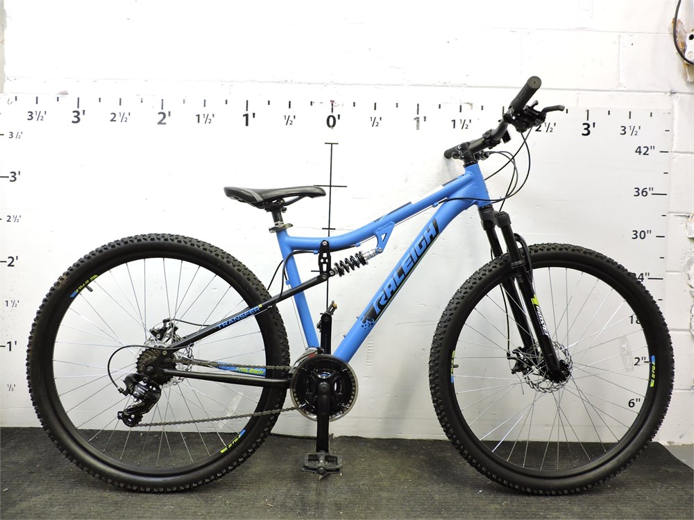 raleigh huck dual suspension mountain bike