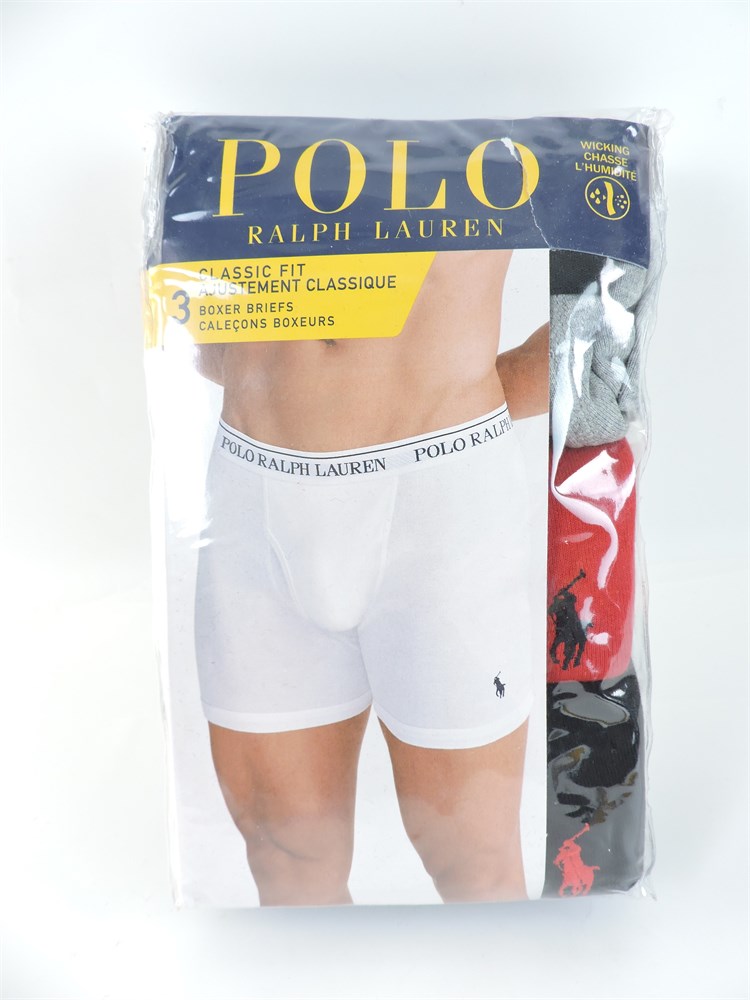 Police Auctions Canada - Men's Polo Ralph Lauren Classic Fit Boxer Briefs,  3 Pack - Size M (517476L)