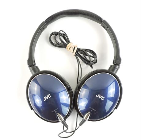 JVC Powerful Sound on Ear Wired Headphones - Blue