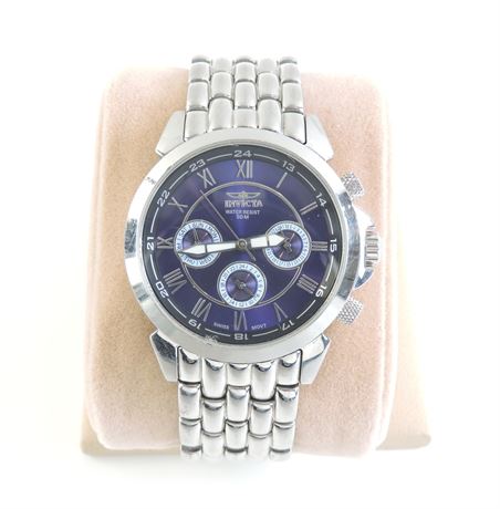 Police Auctions Canada Invicta 2876 Stainless Steel Chronograph