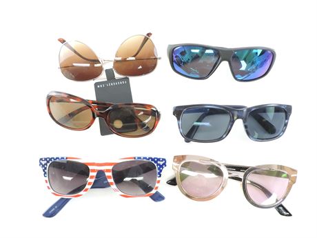 Lot of (6) Assorted Pairs of Sunglasses (246816L)