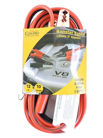 Can-Pro 12 Ft. Booster Cables 10 Gauge (272466A)