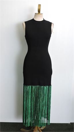Women's Sandro Bodycon Fringe Sleeveless Dress - Size 34 (522413L)