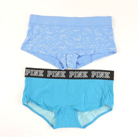 Police Auctions Canada - (2) Women's PINK by Victoria's Secret Assorted  Brief Panties - Size M (516075L)