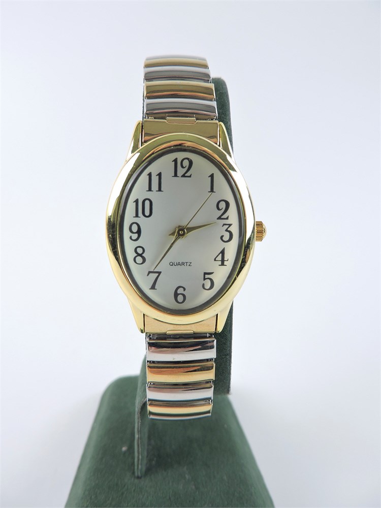 Accutime Two-Tone Fashion Wrist Watch  - Police Auctions Canada