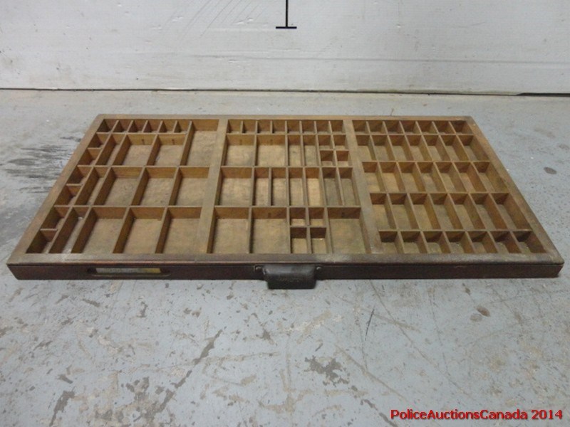 Antique Brass Printer's Galley Tray -  Canada