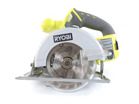 Ryobi circular outlet saw and battery