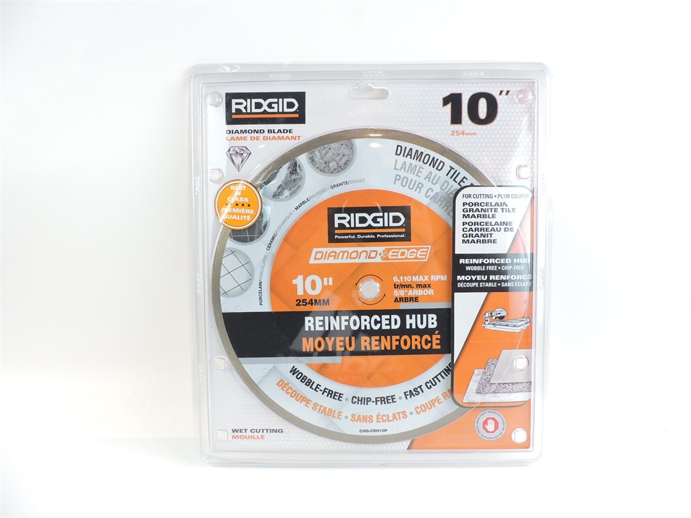 Ridgid 10 on sale diamond blade