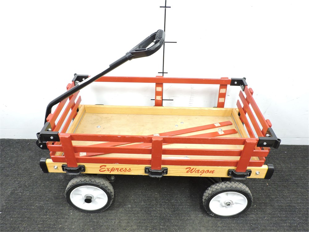 Millside Industries Express Kids' Convertible Wooden Wagon Sleigh