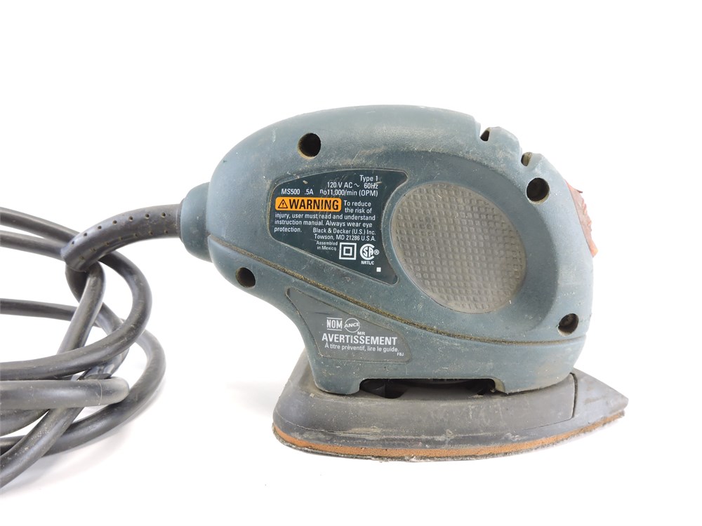 Police Auctions Canada Black And Decker MS500 Mouse Sander