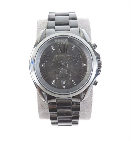 Police Auctions Canada - Michael Kors Bradshaw MK-5550 Stainless Steel ...